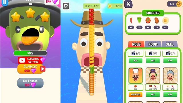 SANDWICH RUNNER vs SILLY SANDWICH DASH vs CRAVING SANDWICH TASTY BURGER смотреть онлайн