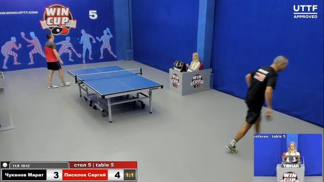 16:00 Чуканов Марат 3-2 Писклов Сергей стол 5 ЮГ-3 30.10.20 смотреть онлайн