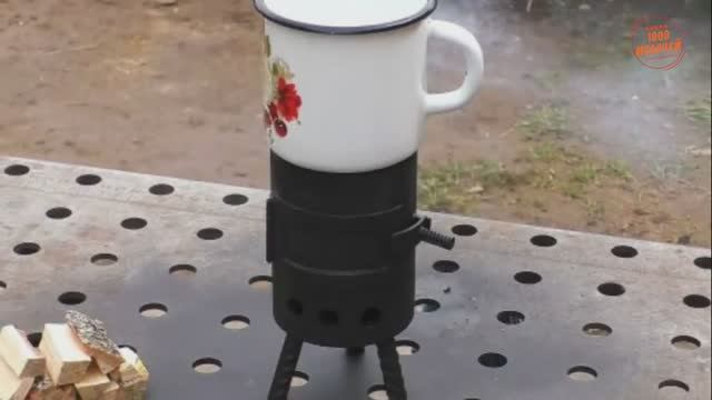 Как сделать Мини буржуйку своими руками. смотреть онлайн