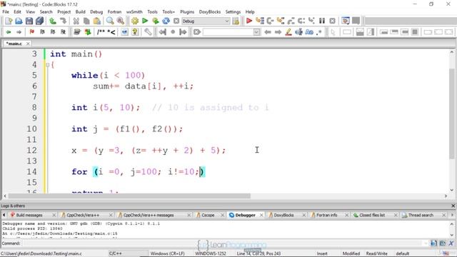 059 The comma operator смотреть онлайн