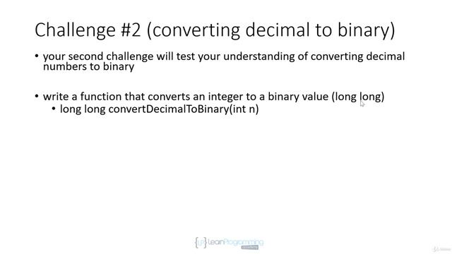 043 (Challenge) Binary numbers and Bits смотреть онлайн