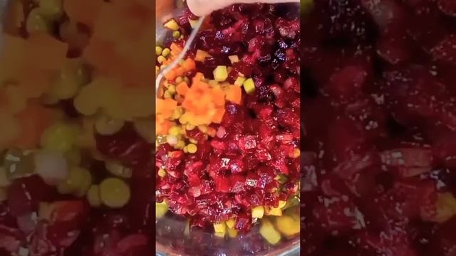 Винегрет пестрый, как сделать. смотреть онлайн