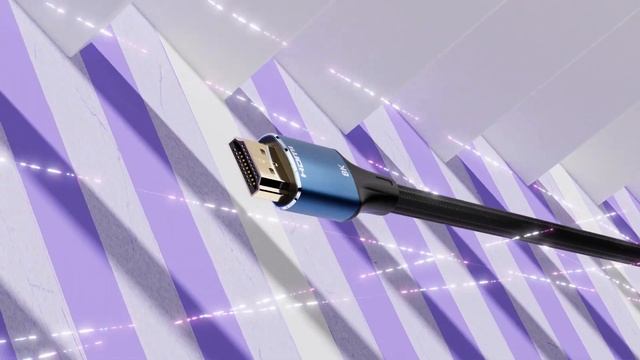 Vention Cotton Braided HDMI-A Male to Male HD Cable 8K 2M Blue Aluminum Alloy Type ALG смотреть онлайн