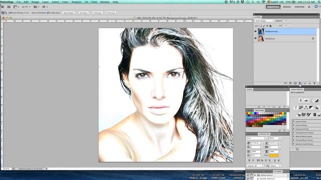 Una Foto a dibujo en lápiz en menos de 1 minuto con Photoshop смотреть онлайн