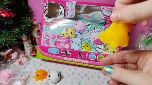 Адвент календарь с игрушками, мяк жмяк, сквиши, таба сквиш