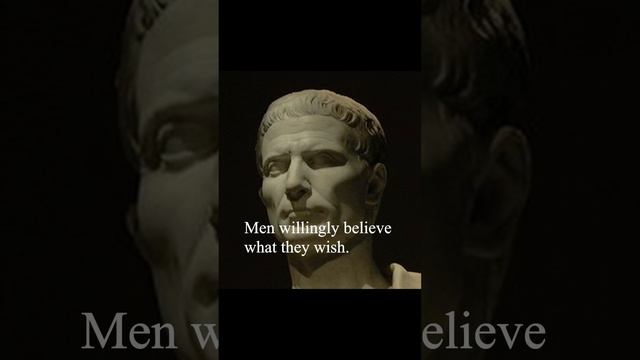Julius Caesar Quote - Men Willingly... смотреть онлайн