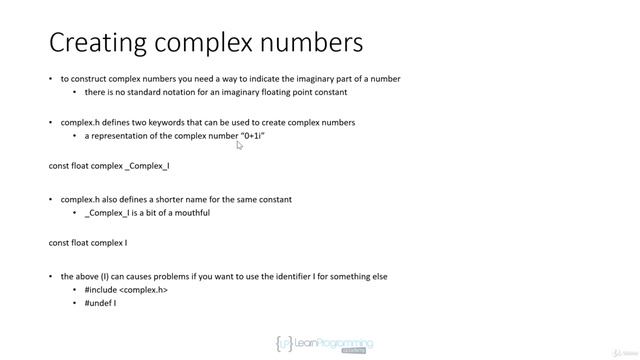 035 Complex number types смотреть онлайн