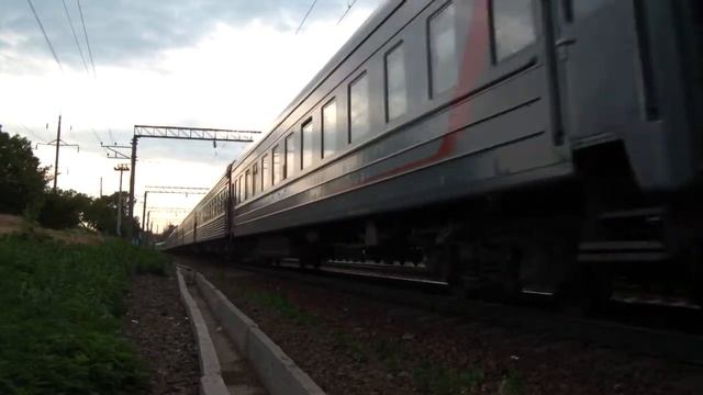 ЭП1М-532 с поездом Кисловодск - Москва смотреть онлайн