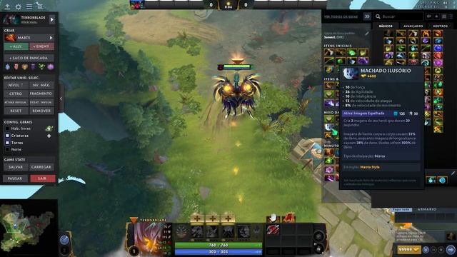 Dota 2 - Terrorblade Arcana - Diretide Orange Gem