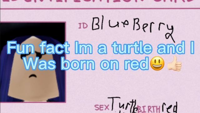 Blueberry shows her Roblox id смотреть онлайн