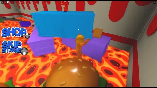 Mr. Burger is trying to EAT ME!!! | Fast Food Obby смотреть онлайн
