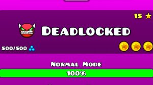 прохождение deadlocked в geometry dash