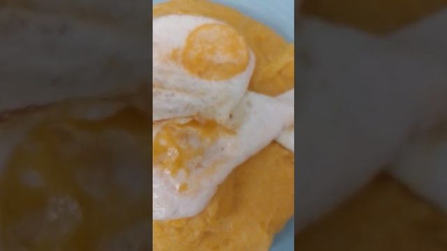 Breakfast Ideas-Polenta with Eggs #shorts #best healthy meal🧈🥚🍽 смотреть онлайн