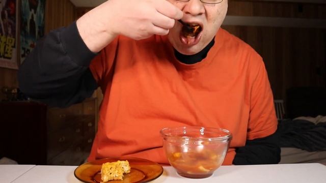 CHEF BOYARDEE MINI RAVIOLI & SWEET POTATO BISCUIT ASMR MUKBANG смотреть онлайн