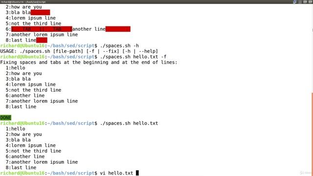 12. Building Script With SED