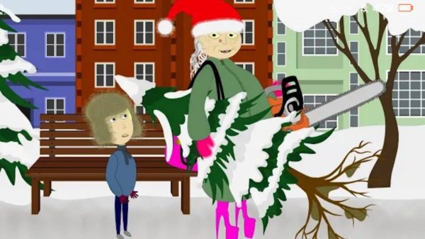 Бабка Алка Готовится К Новому Году