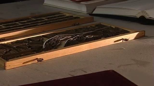 Buchbinder Walter Gstettenhofer in der Sendung   Kulturerbe