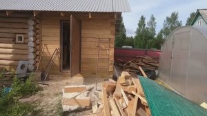 Переделка СТАРОЙ БАНИ на НОВУЮ. Стадия завершения. Часть 2