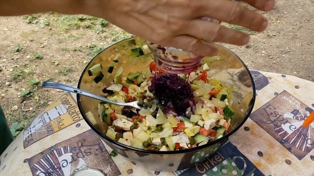 🥗 MONSTER SALAD 🍅 in 10 minutes смотреть онлайн