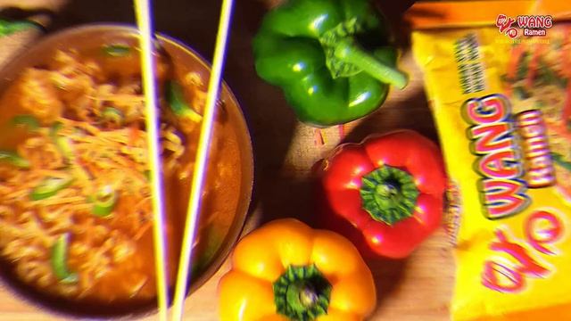 Wang Ramen Korean Style Instant Noodles Vegetarian and Non-Vegetarian смотреть онлайн