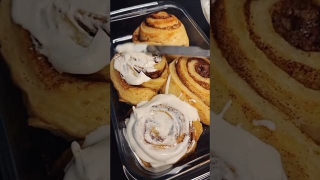 Cinnamon rolls everyone! #cinnamonrolls #baking #cinnabons #trendingshorts смотреть онлайн