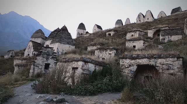 Даргавс - город мертвых, Серверная Осетия смотреть онлайн