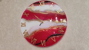 Часы из эпоксидной смолы