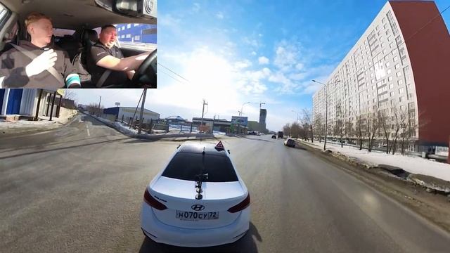 Экзаменационный маршрут "ЗАРЕКА" г. Тюмени (Часть 6) смотреть онлайн