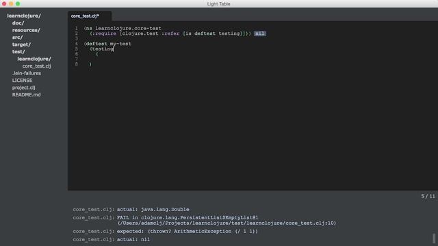 12. Writing Tests With Clojure.Test - Learning Path Clojure Fund смотреть онлайн