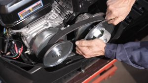 Мотосноуборды Snike. Замена ремня вариатора