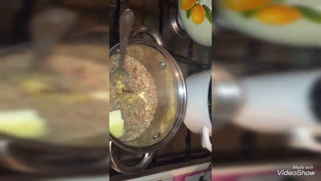 КАША ГРЕЧНЕВАЯ С ОТБИВНОЙ-МАНКА ДЛЯ ПАПЫ смотреть онлайн