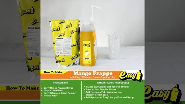 Mango Frappe with Whipped Cream смотреть онлайн