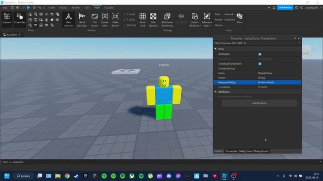 How to Make NPC DIALOGUE In Roblox смотреть онлайн
