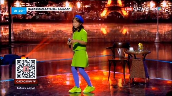 Qazaqstan дауысы. Балалар». Әмина Асғатова - «Je veux»