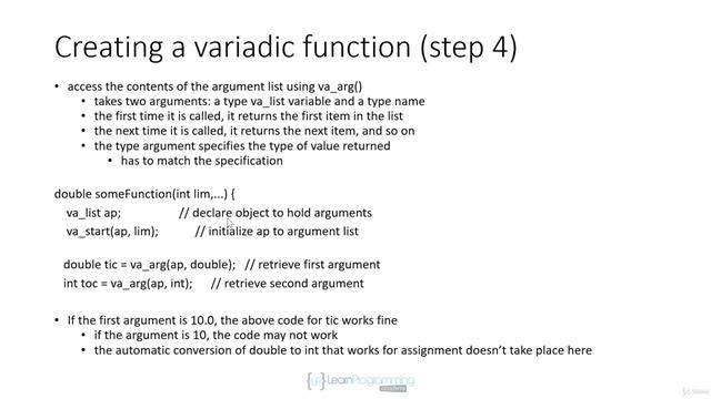 073 Variadic Functions смотреть онлайн