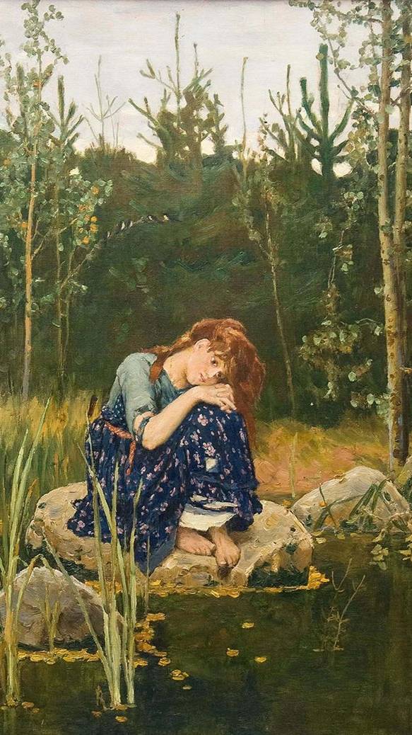 АЛЁНУШКА - ожившая картина Васнецова смотреть онлайн