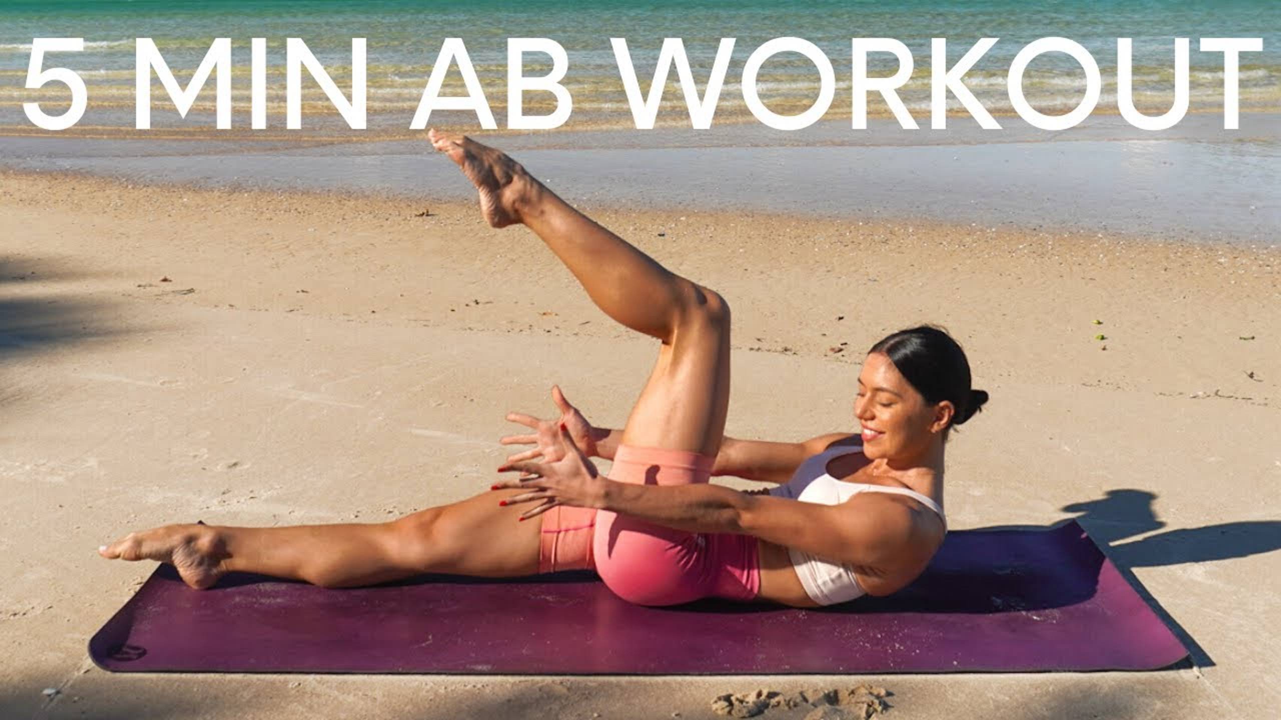 5 MIN AB WORKOUT ｜｜ At-Home Pilates (No Equipment) - Move With Nicole смотреть онлайн