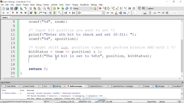 052 (Demonstration) Setting and Reading bits смотреть онлайн