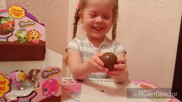 Распаковка Shopkins Chupa-chups шоколадные шарики