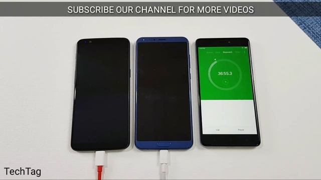 One Plus 5T vs Honor V10 Battery Charging Test | 0% to 100% смотреть онлайн