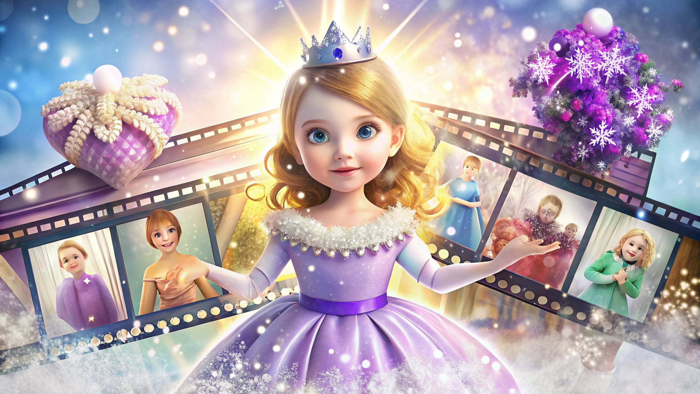 "София прекрасная". Фотозаменяемый проект для Proshow Producer+переходы+скрап-набор смотреть онлайн