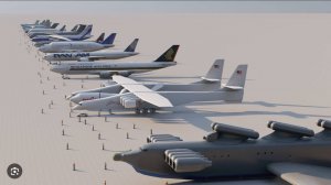 Сравнение самых БОЛЬШИХ самолётов в МИРЕ