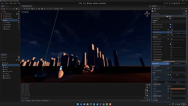 Godot 4 Day-Night Animated Sky3D смотреть онлайн