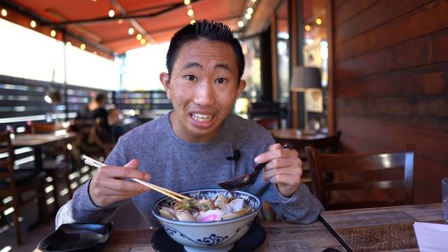 $20 Clam Ramen From My Favorite Local Ramen Shop | Hinodeya! смотреть онлайн
