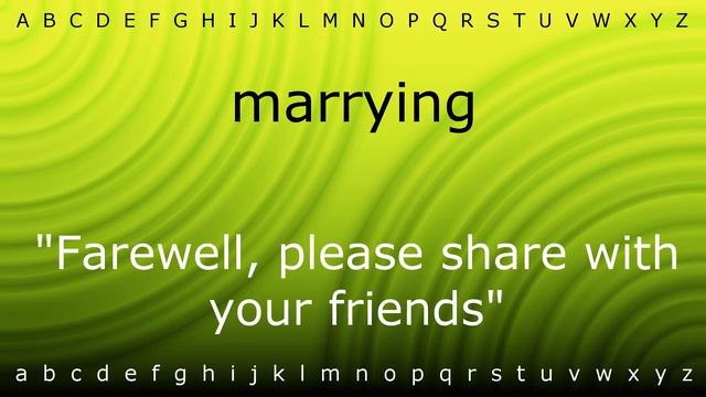 Here I will show you how to say 'marrying' with Zira.mp4 смотреть онлайн