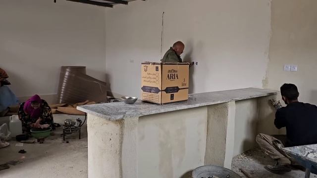 Completing The Electrical Work And Laying The Kitchen Stone