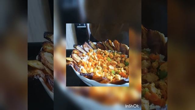 Badımcanlı Plov  . Patlıcanlı Pilav