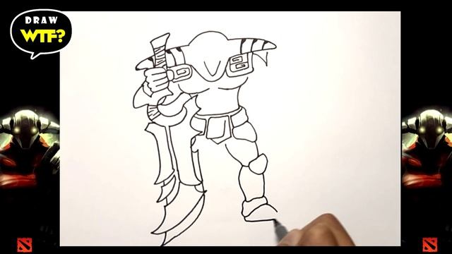 Very Easy! How to turn word SVEN (DOTA 2) into cartoon? DRAW WTF смотреть онлайн
