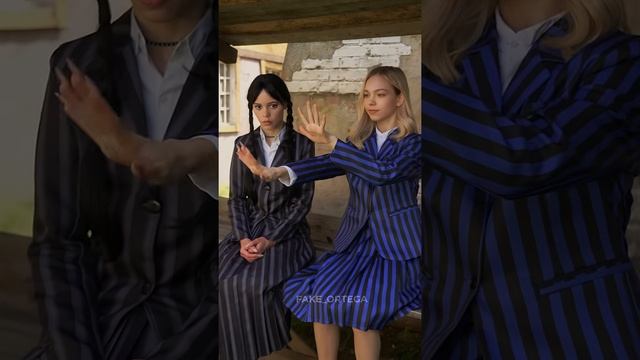 Magic fingers🤌 #enid #jennaortega #fakeortega #wednesday #netflix #shorts смотреть онлайн