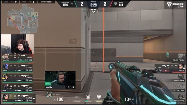 SEN Zombs and MARVED Impressed with NRG Ardiis ACE | VCT Brazil Lock In | GIA vs NRG смотреть онлайн